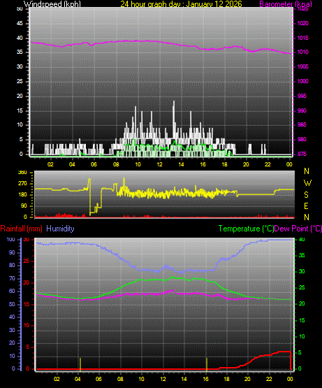 24 Hour Graph for Day 12
