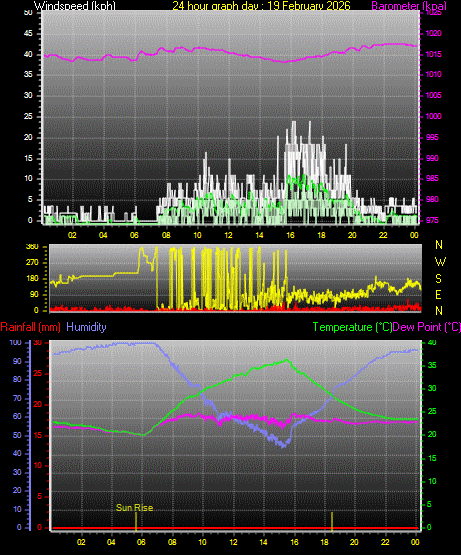 24 Hour Graph for Day 19