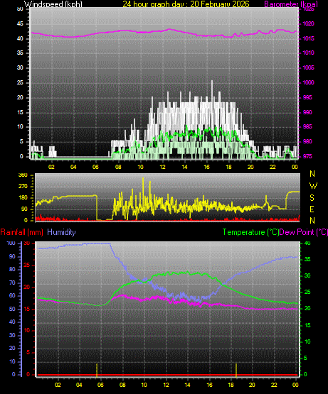 24 Hour Graph for Day 20