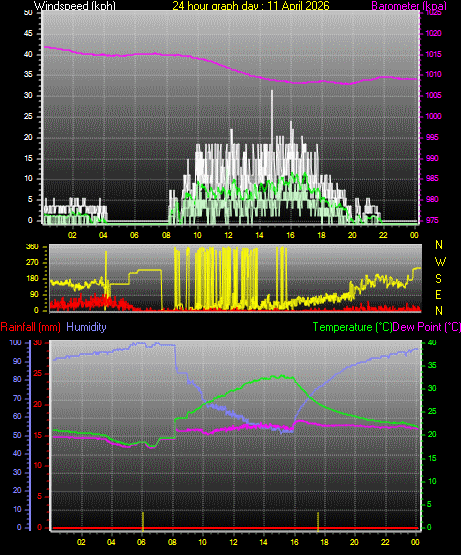 24 Hour Graph for Day 11