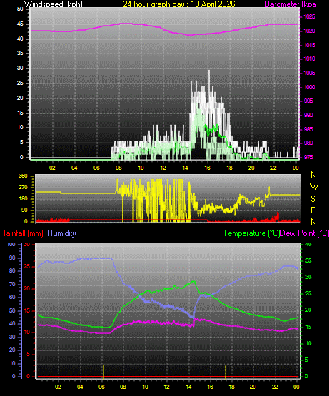 24 Hour Graph for Day 19