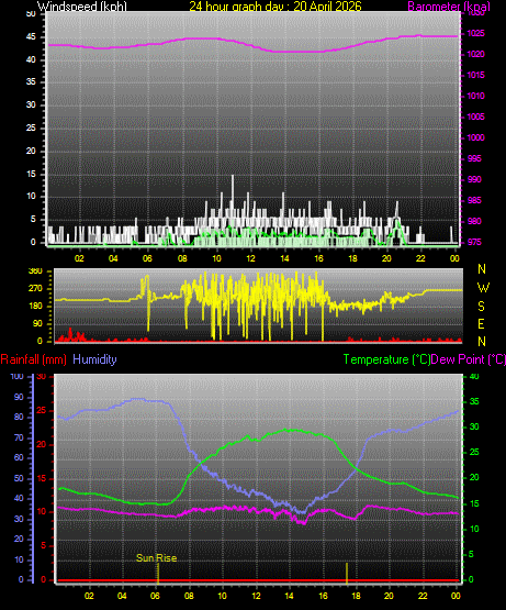 24 Hour Graph for Day 20