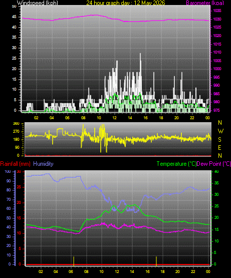 24 Hour Graph for Day 12